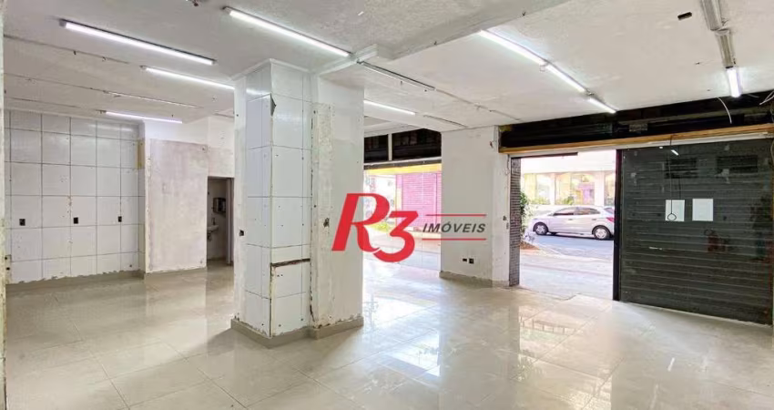 Loja para alugar, 65 m² por R$ 12.000,00/mês - Ponta da Praia - Santos/SP