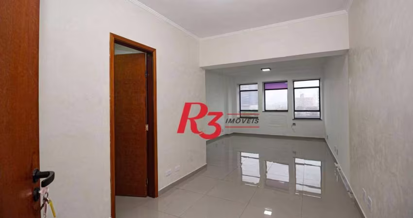 Sala para alugar, 50 m² por R$ 3.000,00/mês - Vila Matias - Santos/SP