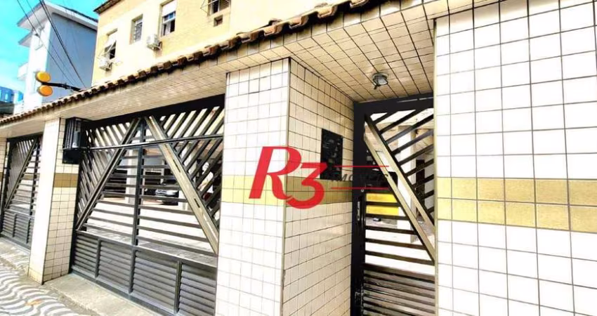 Apartamento com 2 dormitórios à venda, 79 m² por R$ 390.000,00 - Embaré - Santos/SP