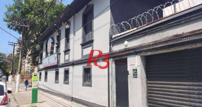Casa com 1 dormitório, 200 m² - venda por R$ 3.000.000,00 ou aluguel por R$ 30.000,00/mês - José Menino - Santos/SP