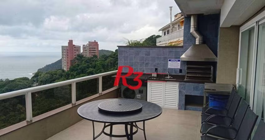 Cobertura com 4 dormitórios à venda, 255 m² por R$ 3.180.000,00 - Balneário Mar Casado - Guarujá/SP