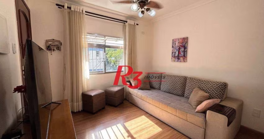 Apartamento com 2 dormitórios à venda, 42 m² por R$ 300.000,00 - Aparecida - Santos/SP