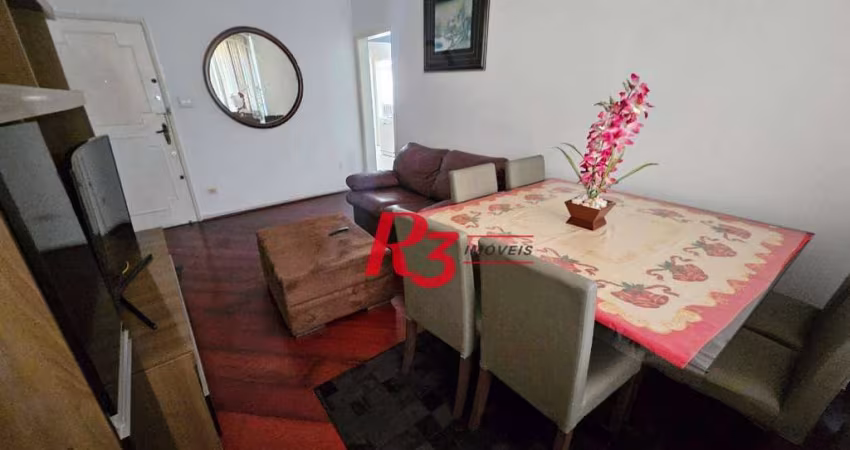 Apartamento com 2 dormitórios à venda, 80 m² por R$ 830.000,00 - Boqueirão - Santos/SP