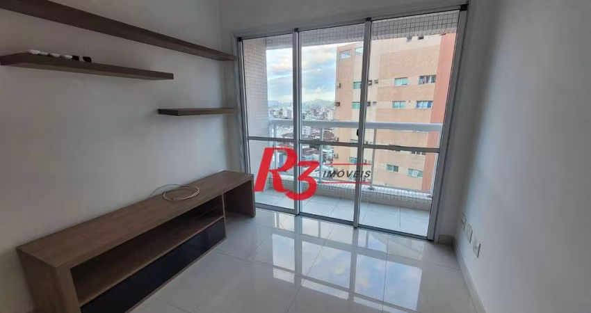 Apartamento com 3 dormitórios para alugar, 93 m² por R$ 7.500,02/mês - Boqueirão - Santos/SP