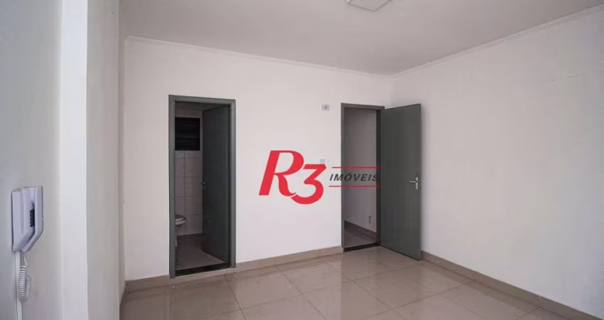 Sala para alugar, 80 m² por R$ 3.200,00/mês - Vila Matias - Santos/SP