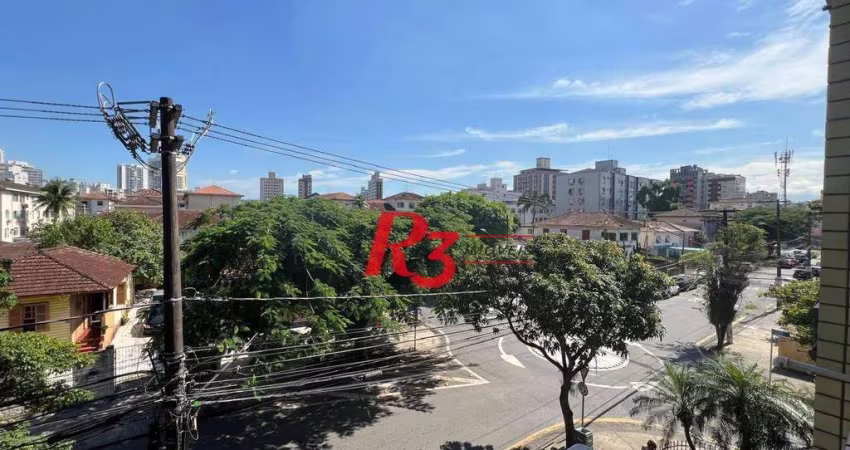 Apartamento com 3 dormitórios à venda, 168 m² por R$ 1.200.000,00 - Embaré - Santos/SP