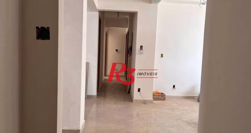 Apartamento com 3 dormitórios, 125 m² - venda por R$ 1.300.000,00 ou aluguel por R$ 8.678,01/mês - José Menino - Santos/SP