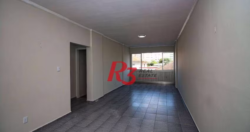 Apartamento, 156 m² - venda por R$ 650.000,00 ou aluguel por R$ 3.800,02/mês - Aparecida - Santos/SP