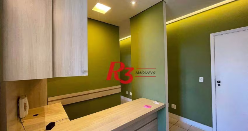 Sala para alugar, 60 m² por R$ 3.200,00/mês - Boqueirão - Santos/SP
