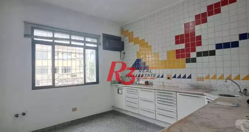 Sala sobre loja para alugar, 70 m² por r$ 3.200/mês - ponta da praia - santos/sp