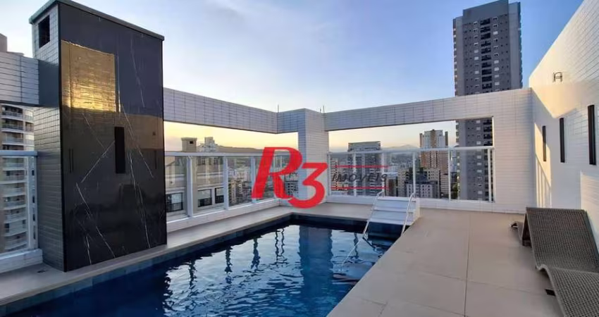 Apartamento à venda, 74 m² por R$ 1.070.000,00 - Gonzaga - Santos/SP