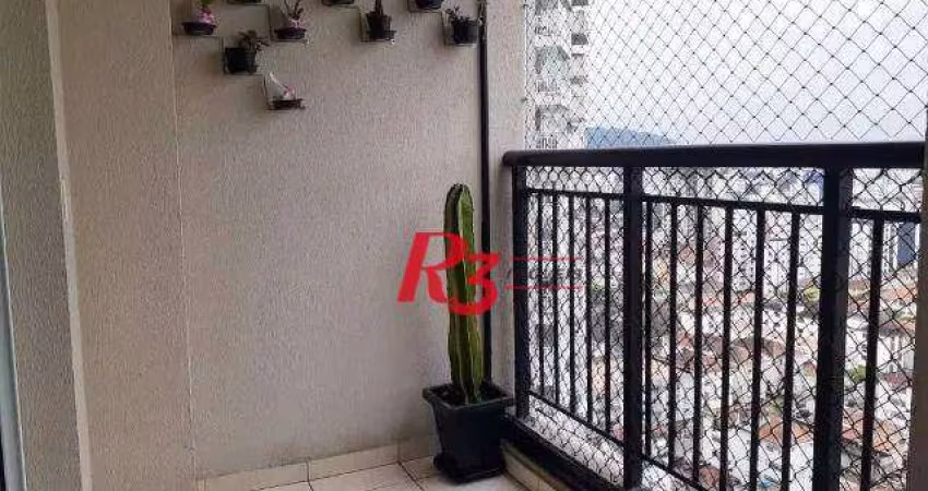 Apartamento com 2 dormitórios à venda, 62 m² por R$ 672.000,00 - Marapé - Santos/SP