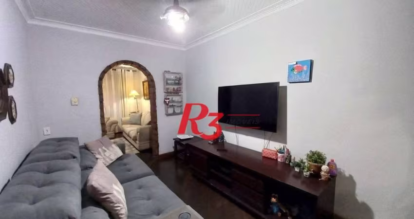 Sobrado com 3 dormitórios à venda, 180 m² por R$ 800.000,00 - Campo Grande - Santos/SP