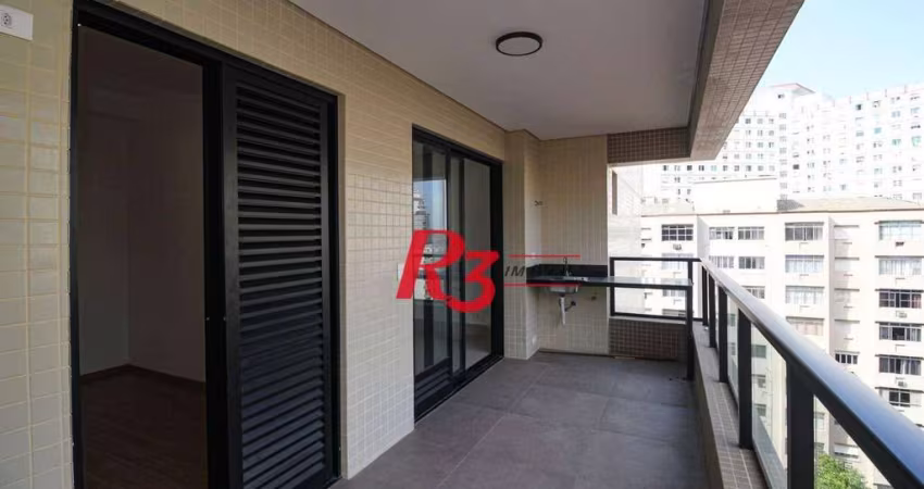 Apartamento com 2 dormitórios à venda, 75 m² por R$ 860.000,00 - José Menino - Santos/SP