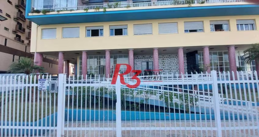Studio com 1 dormitório à venda, 45 m² por R$ 350.000,00 - Ponta da Praia - Santos/SP