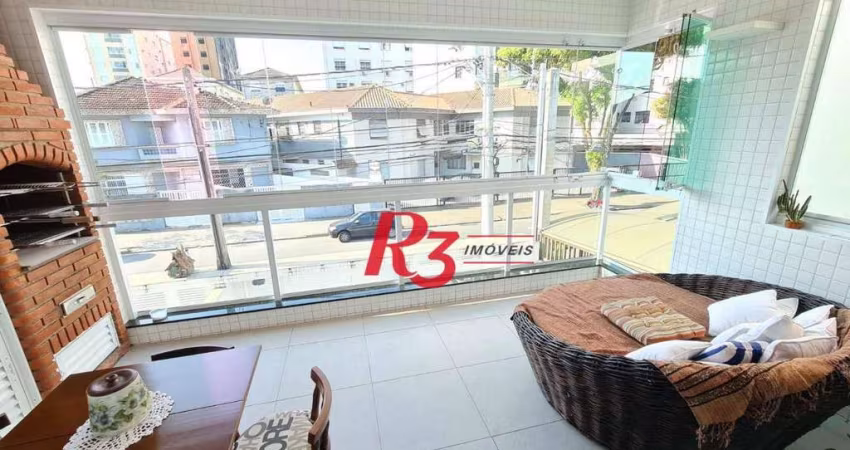 Casa com 3 dormitórios à venda, 146 m² por R$ 1.060.000,00 - Embaré - Santos/SP