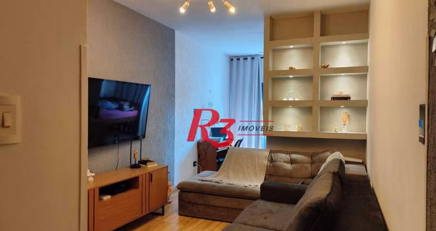 Apartamento à venda, 73 m² por R$ 415.000,00 - José Menino - Santos/SP