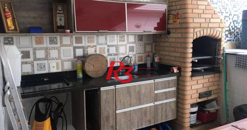 Casa com 3 dormitórios à venda, 129 m² por R$ 1.920.000,00 - Campo Grande - Santos/SP
