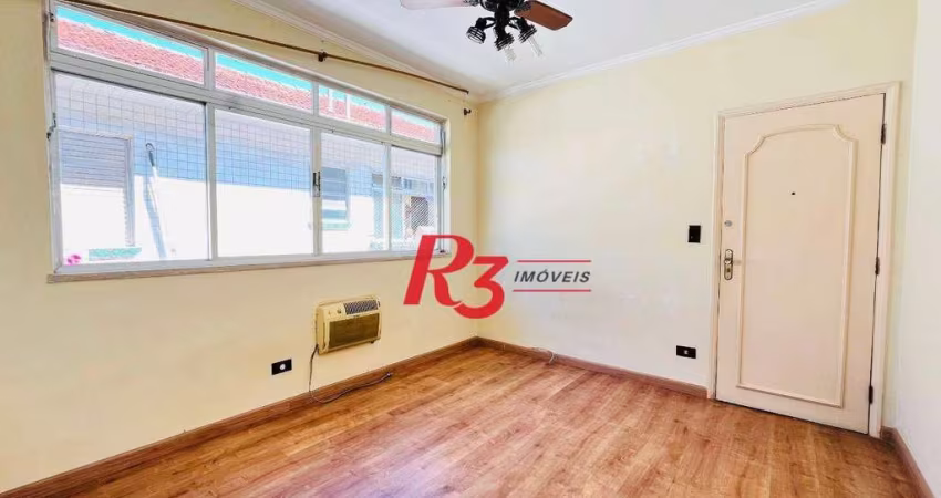 Apartamento com 2 dormitórios à venda, 62 m² por R$ 375.000,00 - Embaré - Santos/SP