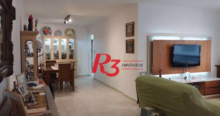 Apartamento com 3 dormitórios à venda, 153 m² por R$ 970.000,00 - Ponta da Praia - Santos/SP