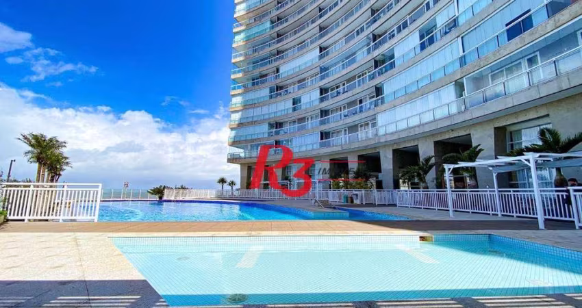 Apartamento com 2 dormitórios para alugar, 75 m² por R$ 7.500,00/mês - Pompéia - Santos/SP