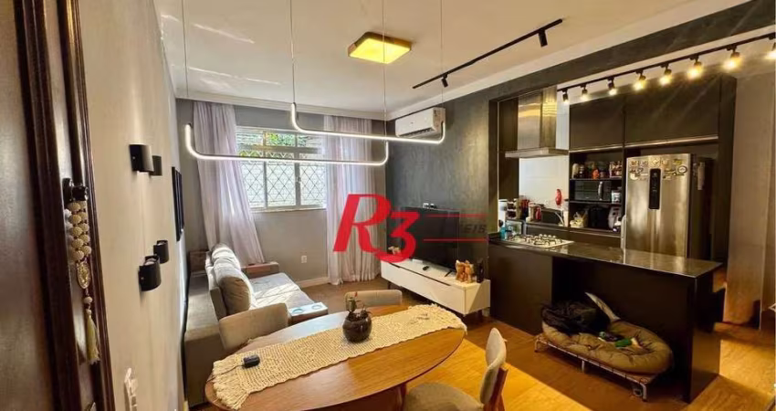 Apartamento com 2 dormitórios à venda, 69 m² por R$ 410.000,00 - Campo Grande - Santos/SP
