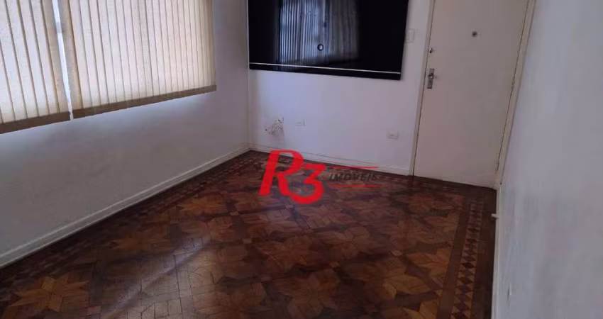 Apartamento com 2 dormitórios, 71 m² - venda por R$ 390.000,00 ou aluguel por R$ 3.200,02 - Marapé - Santos/SP