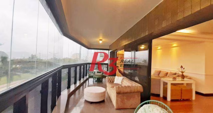 Apartamento com 3 dormitórios, 252 m² - venda por R$ 3.000.000,00 ou aluguel por R$ 17.118,67 - Pompéia - Santos/SP