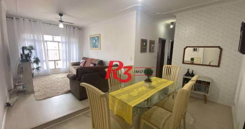 Apartamento com 3 dormitórios à venda, 143 m² por R$ 600.000,00 - Campo Grande - Santos/SP