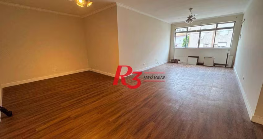 Apartamento com 2 dormitórios à venda, 124 m² por R$ 690.000,00 - Aparecida - Santos/SP