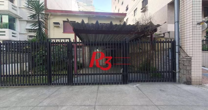 Casa com 3 dormitórios para alugar, 305 m² por R$ 12.000,00/mês - José Menino - Santos/SP