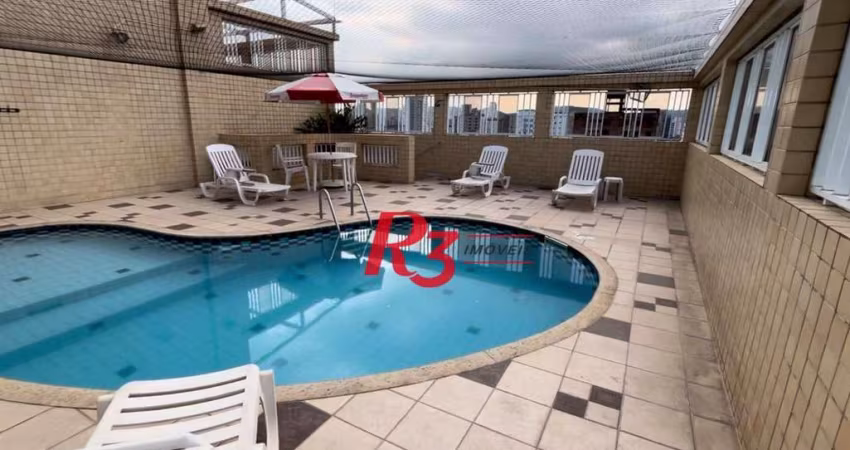 Apartamento com 2 dormitórios à venda, 90 m² por R$ 750.000,00 - Embaré - Santos/SP