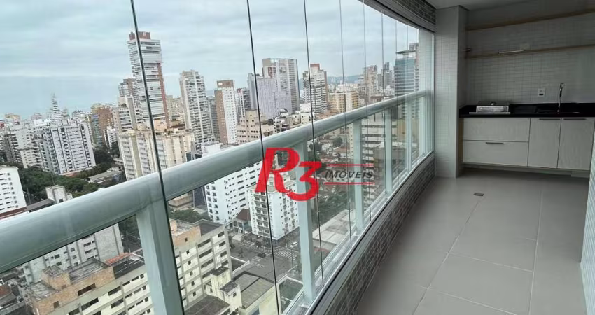 Apartamento com 2 dormitórios para alugar, 65 m² por R$ 8.000,00/mês - Vila Rica - Santos/SP
