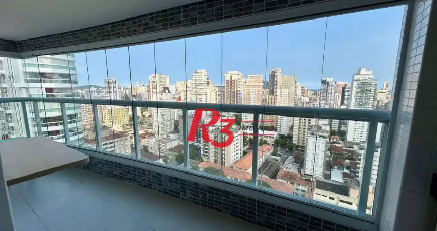 Apartamento com 2 dormitórios para alugar, 65 m² por r$ 7.500,00/mês - vila rica - santos/sp