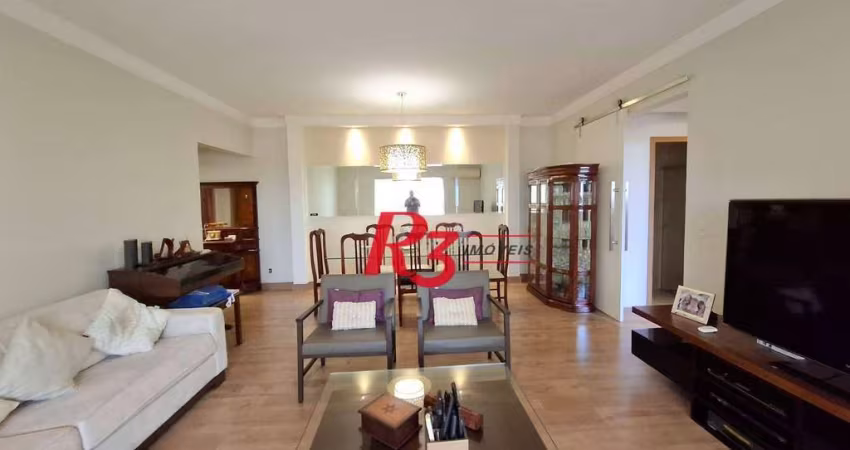 Apartamento com 3 dormitórios à venda, 150 m² por R$ 1.280.000,00 - Gonzaga - Santos/SP