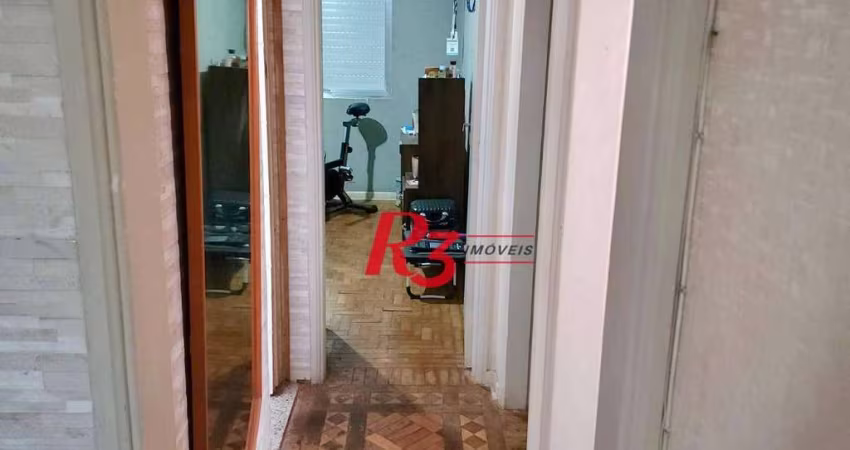 Apartamento com 2 dormitórios à venda, 82 m² por R$ 480.000,00 - Aparecida - Santos/SP