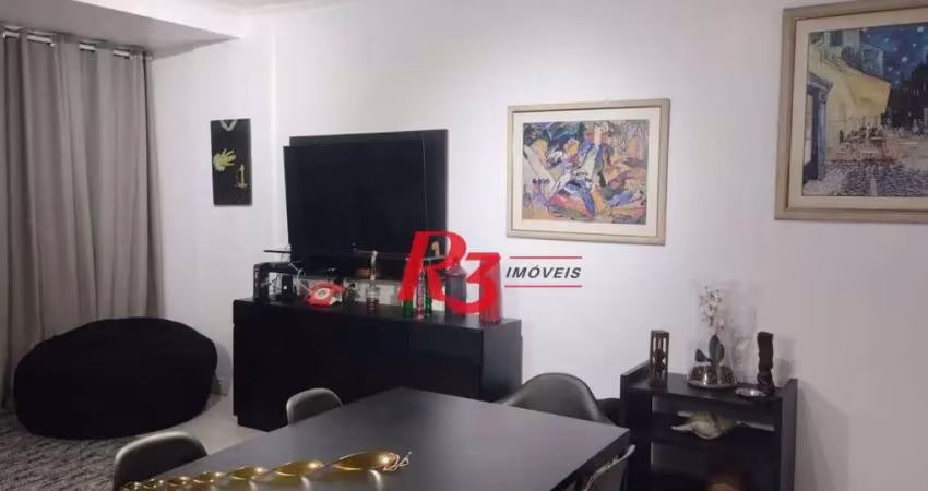 Apartamento à venda, 87 m² por r$ 590.000,00 - aparecida - santos/sp