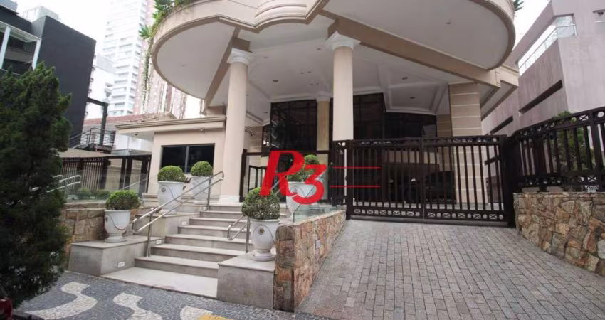 Cobertura com 4 suítes à venda na Vila Rica, 440 m² por R$ 8.000.000 - Santos/SP