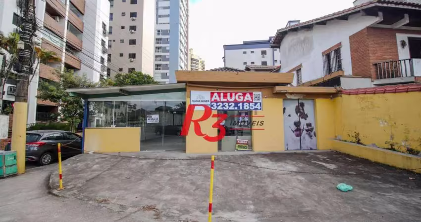 Casa para alugar, 270 m² por R$ 15.000,00/mês - Ponta da Praia - Santos/SP