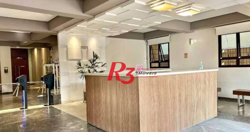 Sala, 135 m² - venda por R$ 840.000,00 ou aluguel por R$ 5.900,00/mês - Gonzaga - Santos/SP