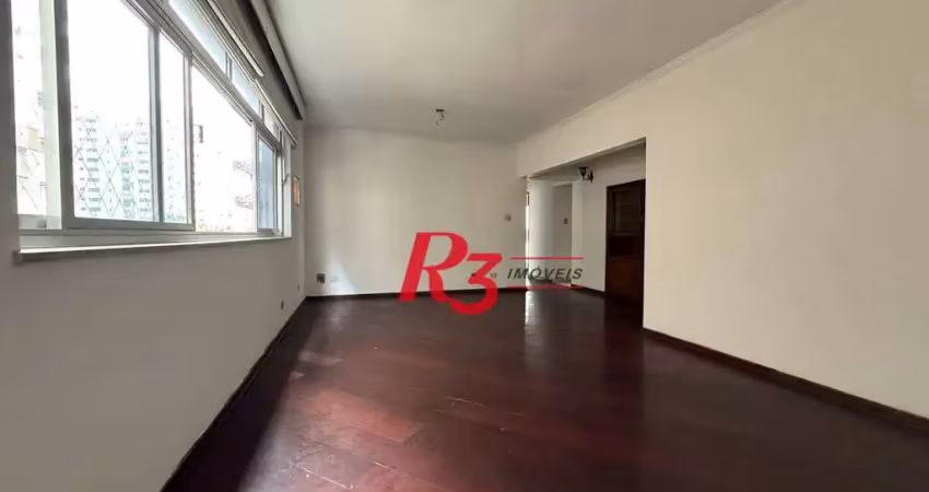 Apartamento com 3 dormitórios à venda, 126 m² por r$ 850.000,00 - boqueirão - santos/sp