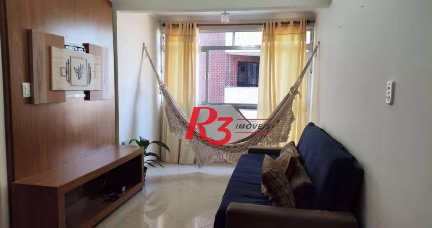 Apartamento com 2 dormitórios para alugar, 70 m² por R$ 3.800,00/mês - Encruzilhada - Santos/SP