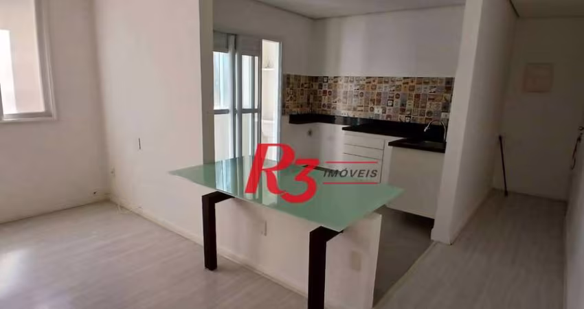 Apartamento com 2 dormitórios para alugar, 70 m² por R$ 4.294,00/mês - Embaré - Santos/SP
