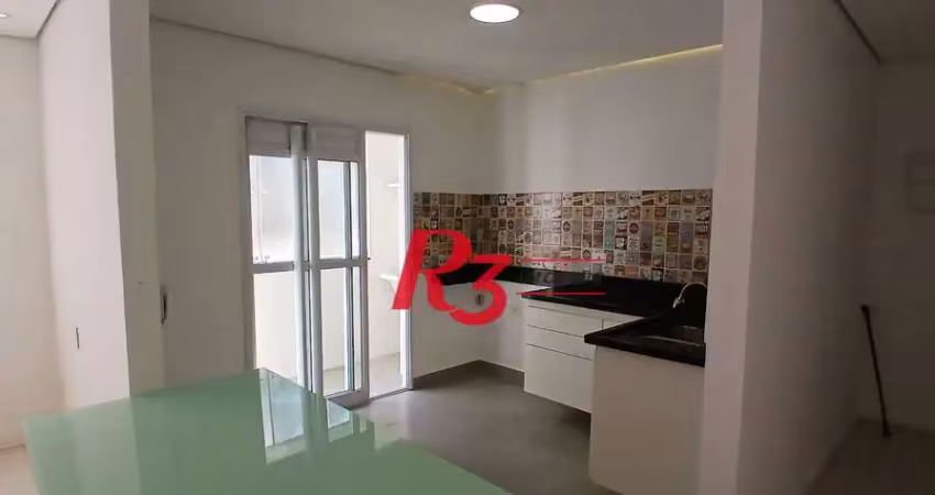 Apartamento com 2 dormitórios para alugar, 70 m² por r$ 4.294,00/mês - embaré - santos/sp
