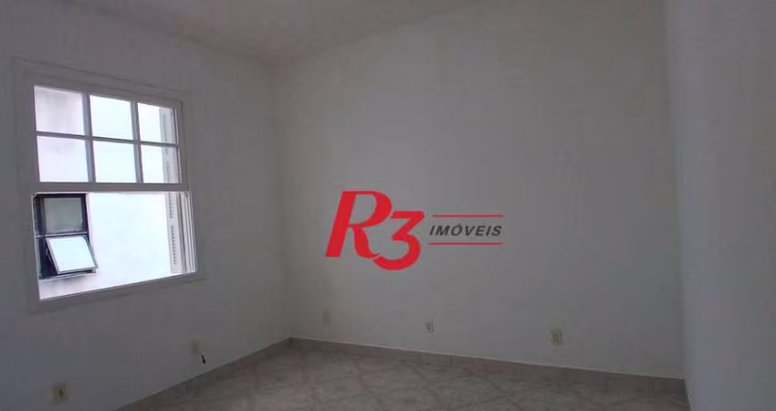 Kitnet com 1 dormitório para alugar, 40 m² por R$ 3.000,00/mês - Boqueirão - Santos/SP