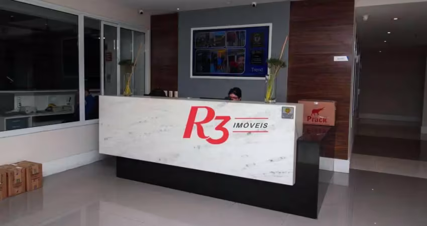 Sala à venda, 42 m² por r$ 220.000,00 - vila matias - santos/sp