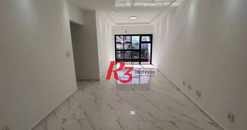 Apartamento à venda, 104 m² por r$ 1.175.000,00 - boqueirão - santos/sp