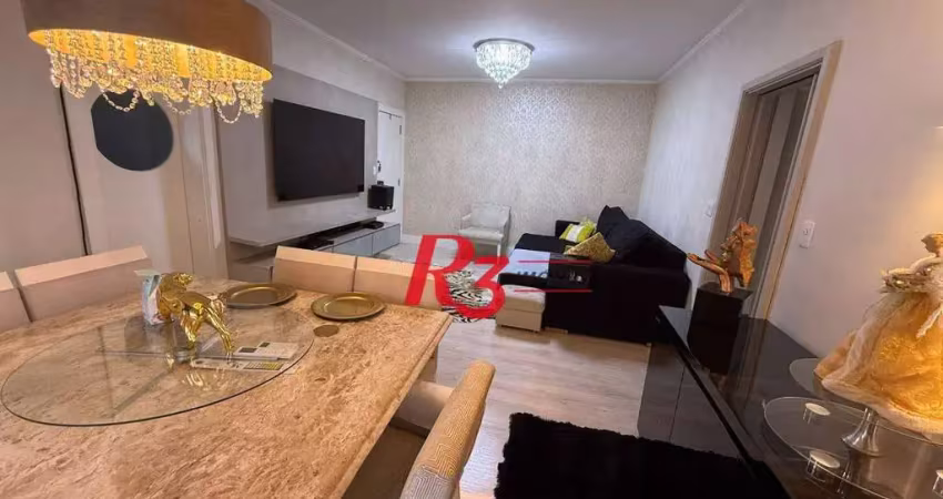 Apartamento com 2 dormitórios à venda, 98 m² por R$ 850.000,00 - Ponta da Praia - Santos/SP
