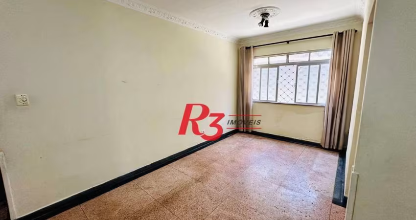 Apartamento com 2 dormitórios à venda, 78 m² por R$ 350.000,00 - Macuco - Santos/SP