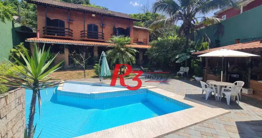 Casa com 4 dormitórios à venda, 360 m² por R$ 2.250.000,00 - Morro de Nova Cintra - Santos/SP